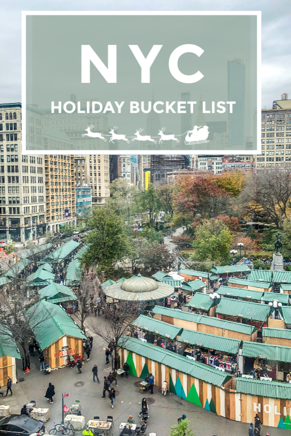 NYC Holiday Bucket List