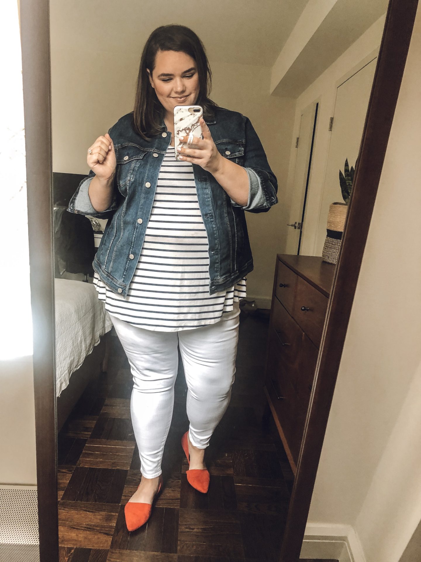 Three Plus Size White Jeans for Spring