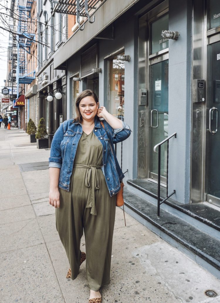HOW TO STYLE A DENIM JACKET - PLUS SIZE