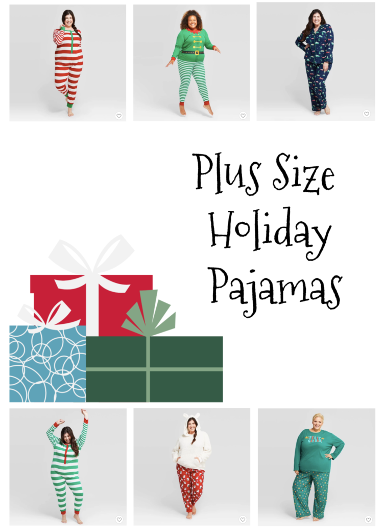 Size Inclusive Holiday Pajamas