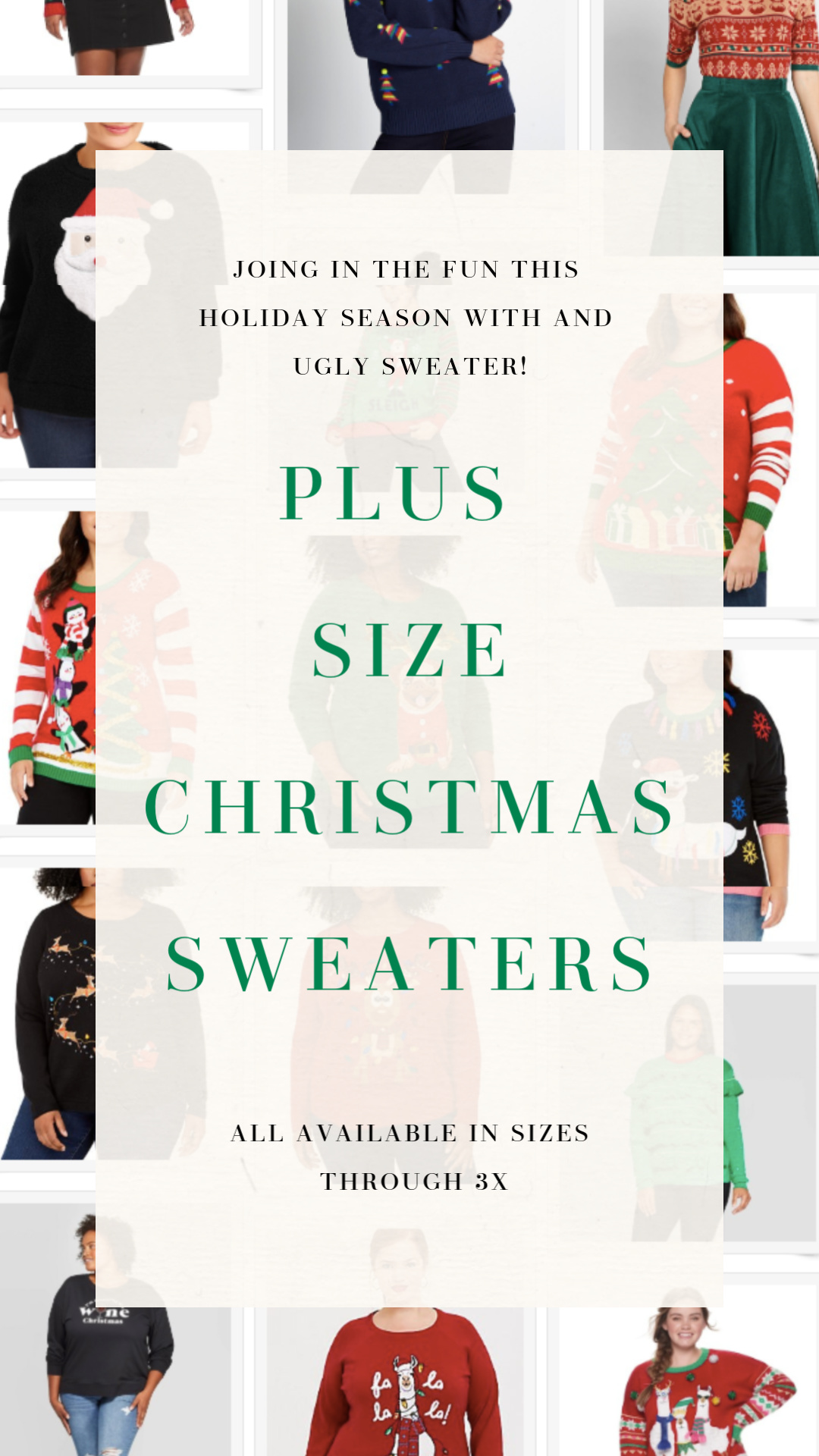 ugly christmas vest plus size