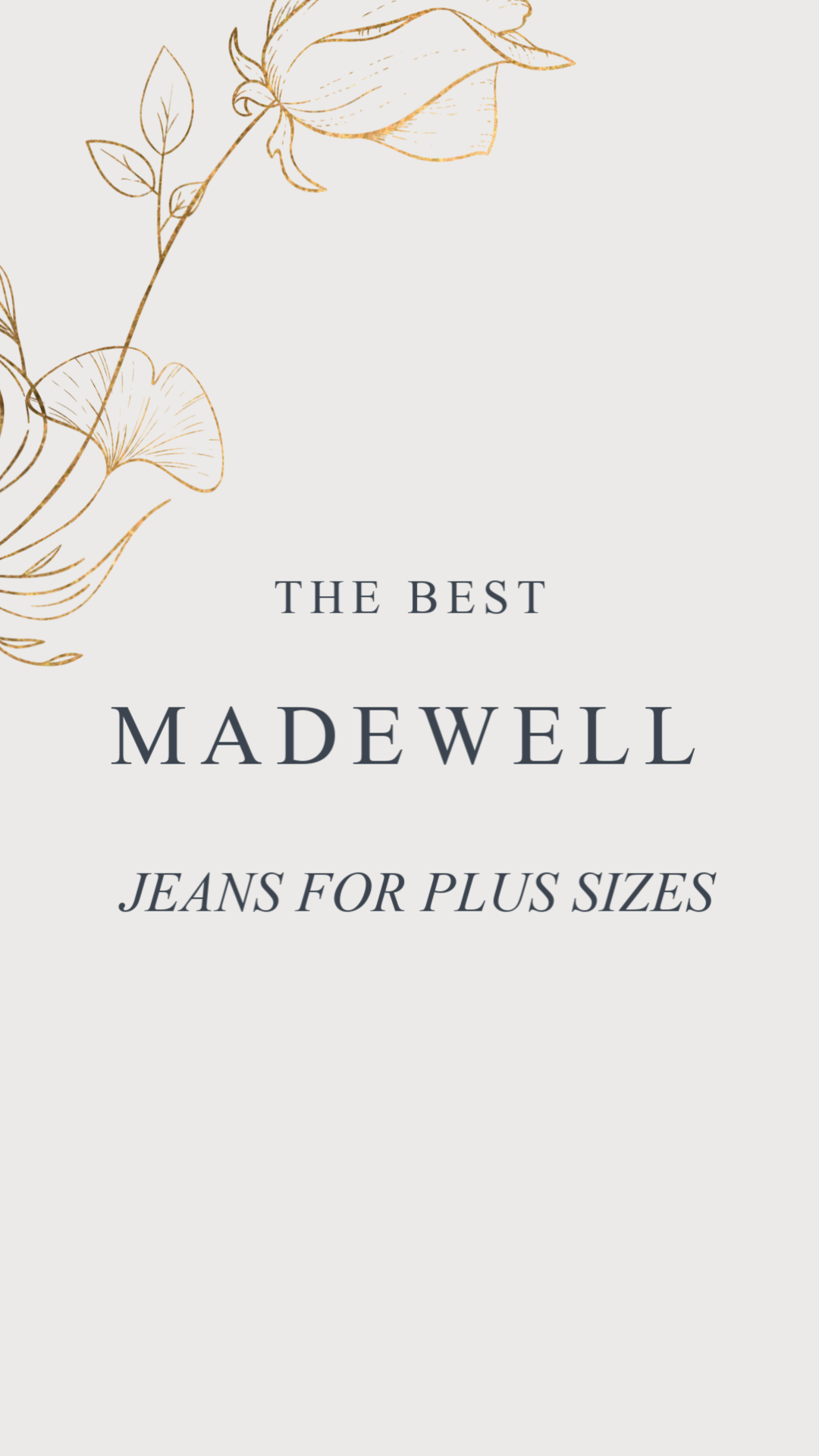 madewell jeans sizing