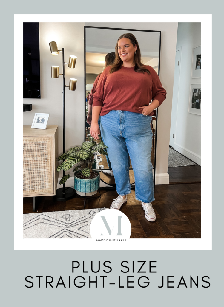 Officer Tilsvarende melon Plus Size Straight-Leg Jeans and How to Style Them