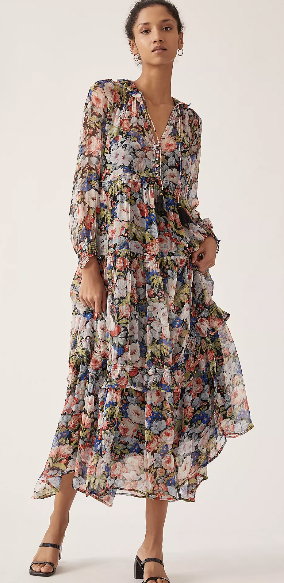 plus size floral print dresses